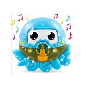 Bathtub Octopus Bubble Machine w/ Music Chuchik Toys ORANGE New Sealed Kids Play